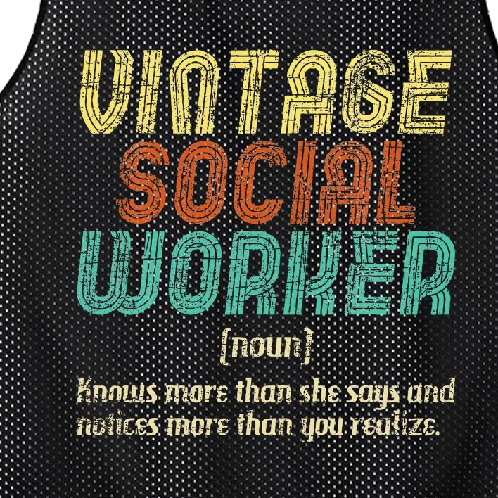 Social Worker Community Public Servant Caseworker Mesh Reversible Basketball Jersey Tank