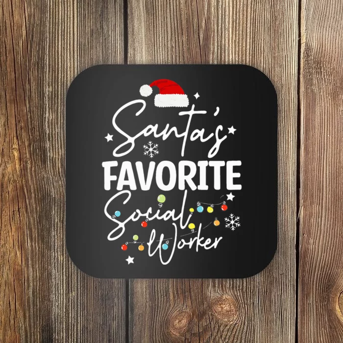 Social Worker Christmas Medical Social Worker Coaster