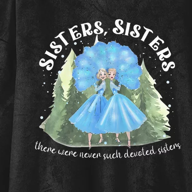 Sisters White Christmas Movie 1954 Xmas Snow Holiday Pajamas Hooded Wearable Blanket