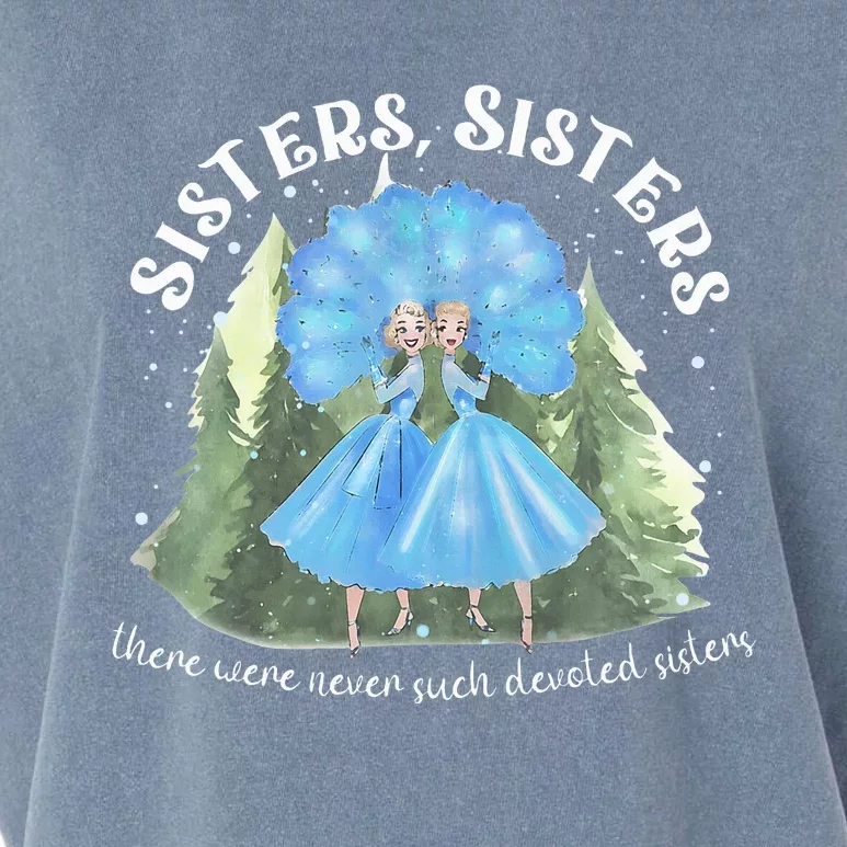 Sisters White Christmas Movie 1954 Xmas Snow Holiday Pajamas Garment-Dyed Women's Muscle Tee