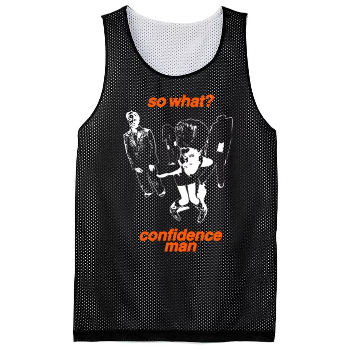 So What Confidence Man Mesh Reversible Basketball Jersey Tank