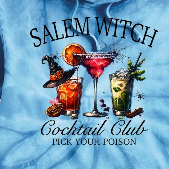 Salem Witch Cocktail Club Pick Tie Dye Hoodie