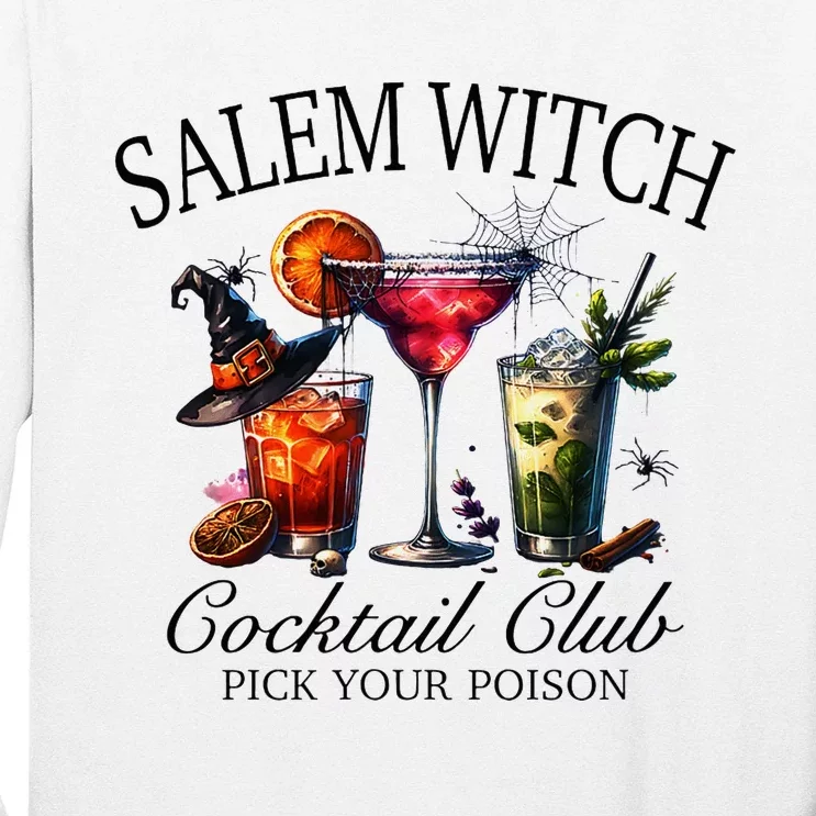 Salem Witch Cocktail Club Pick Long Sleeve Shirt