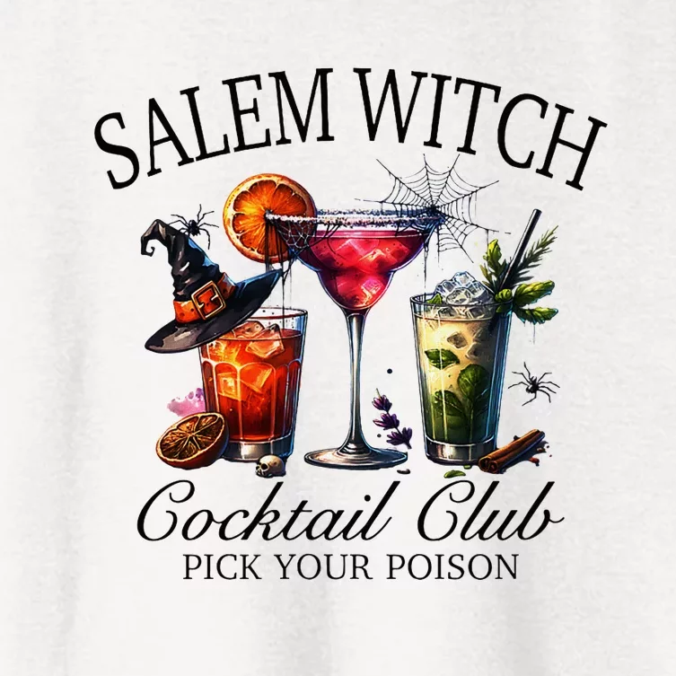 Salem Witch Cocktail Club Pick Women's Crop Top Tee