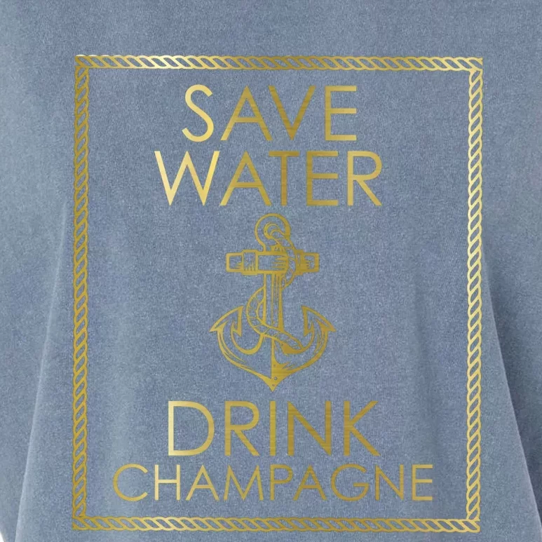 Save Water Champagne Funny Gift Cool Gift Garment-Dyed Women's Muscle Tee