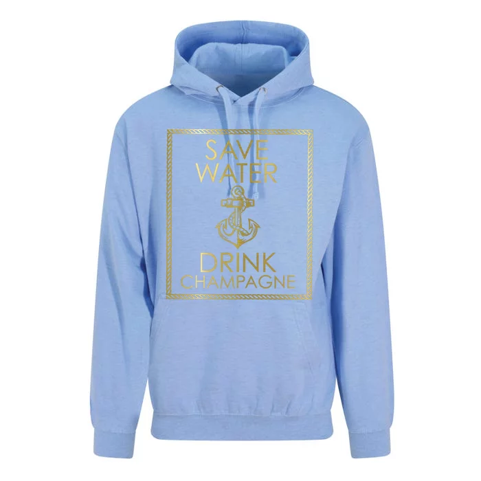 Save Water Champagne Funny Gift Cute Gift Cute Gift Unisex Surf Hoodie