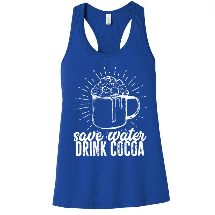 Save Water Cocoa Cool Gift Women's Racerback Tank