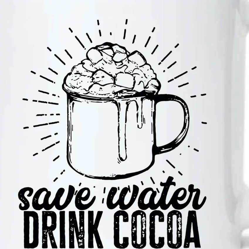 Save Water Cocoa Meaningful Gift Black Color Changing Mug