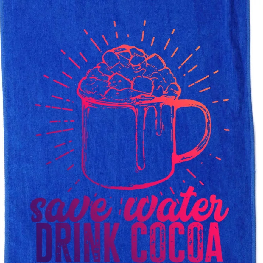 Save Water Cocoa Gift Platinum Collection Golf Towel