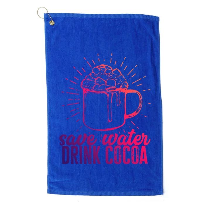 Save Water Cocoa Gift Platinum Collection Golf Towel