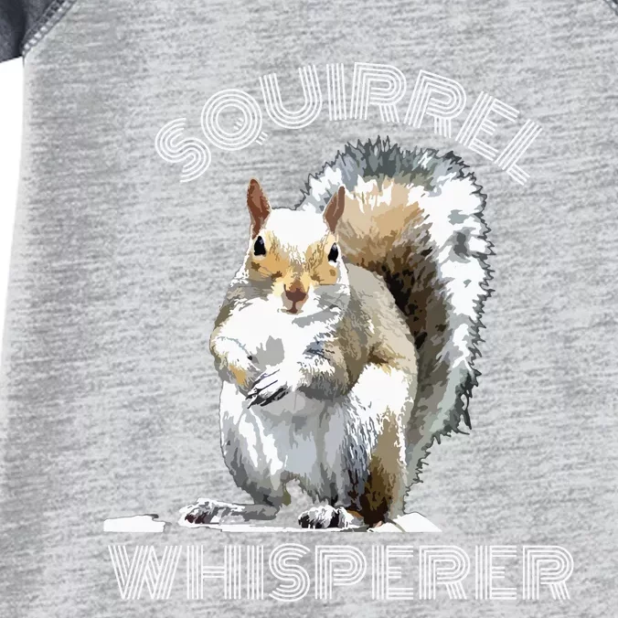 Squirrel Whisperer Cool Funny Sarcastic Squirrel Lover Infant Baby Jersey Bodysuit