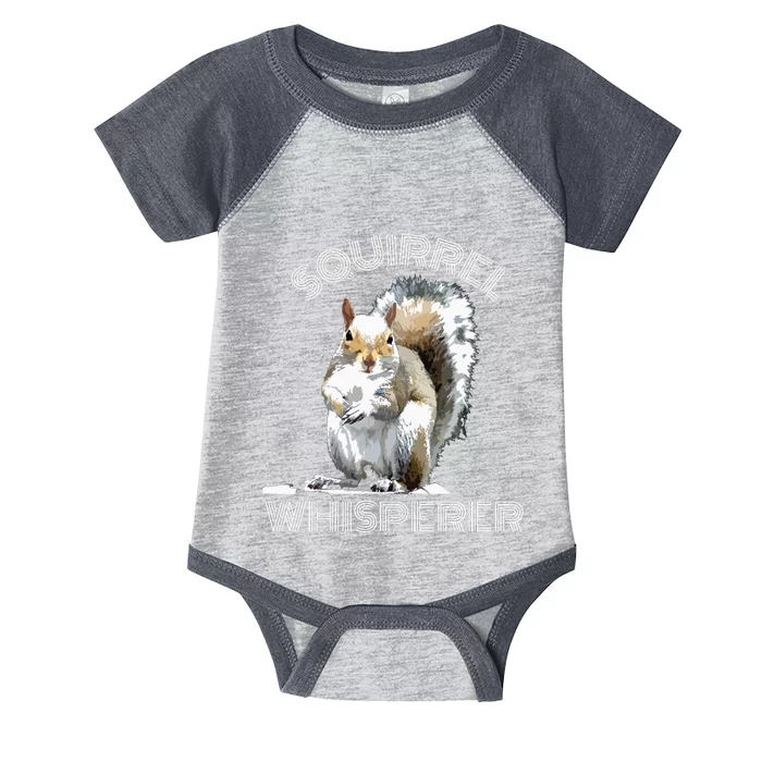 Squirrel Whisperer Cool Funny Sarcastic Squirrel Lover Infant Baby Jersey Bodysuit