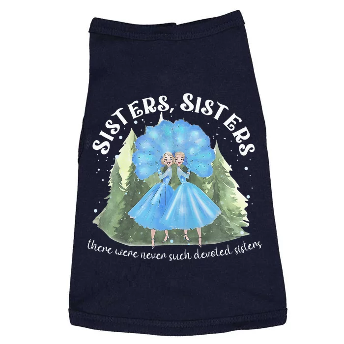 Sisters White Christmas Movie 1954 Xmas Snow Holiday Pajamas Doggie Tank