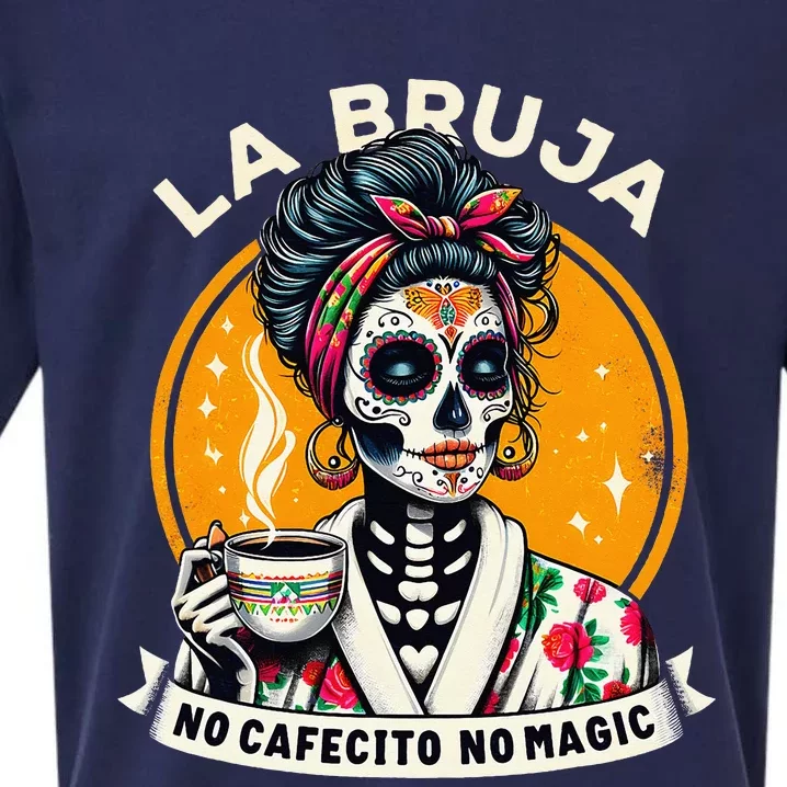 Skeleton Women Coffee La Bruja No Cafecito No Magic Sueded Cloud Jersey T-Shirt