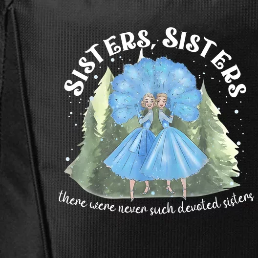 Sisters White Christmas Movie 1954 Xmas Snow Holiday Pajamas City Backpack