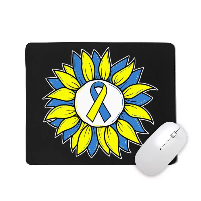 Sunflower World Down Syndrome Awareness Day T21 Mousepad