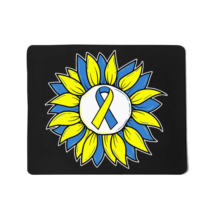 Sunflower World Down Syndrome Awareness Day T21 Mousepad