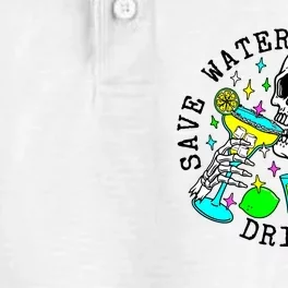 Save Water Drink Tequila Dry Zone Grid Performance Polo