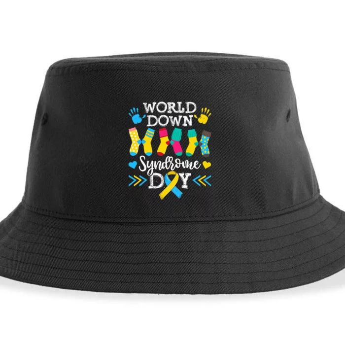 Socks World Down Syndrome Awareness Day Sustainable Bucket Hat