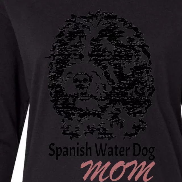 Spanish Water Dog Mom Loves Gift Womens Cotton Relaxed Long Sleeve T-Shirt