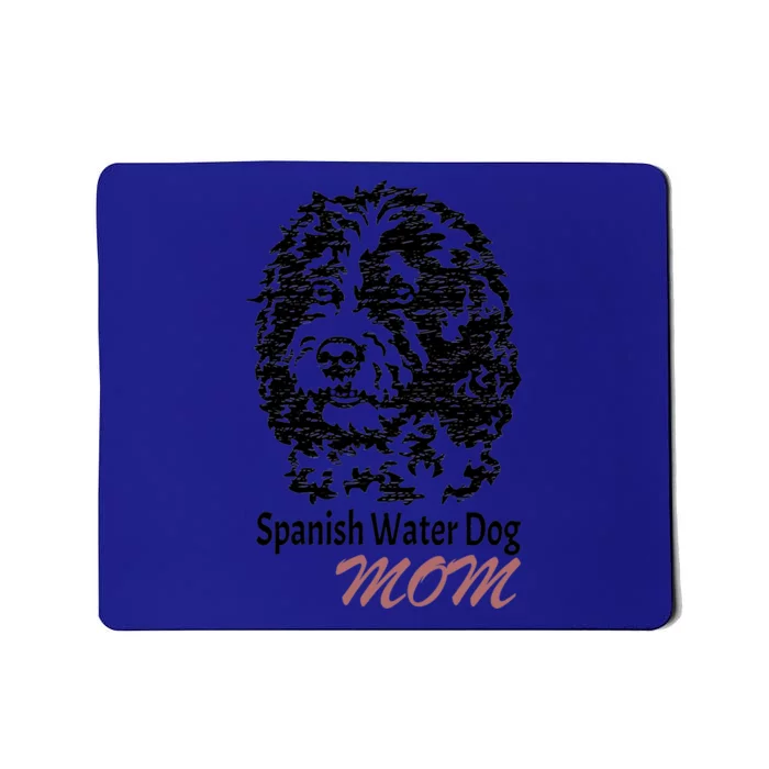 Spanish Water Dog Mom Loves Gift Mousepad