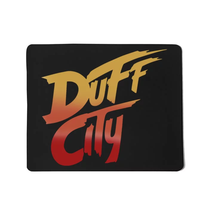 Smug Wearing Duff City Mousepad