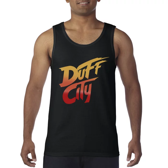 Smug Wearing Duff City Tank Top