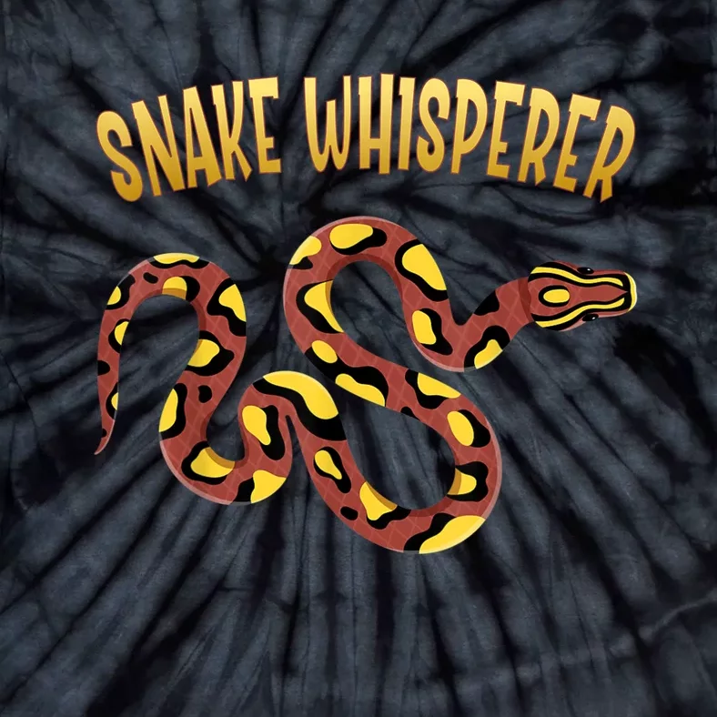 Snake Whisperer Design For Serpent & Reptile Lover Tie-Dye T-Shirt