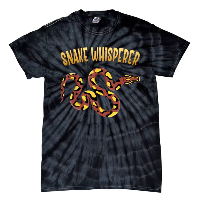 Snake Whisperer Design For Serpent & Reptile Lover Tie-Dye T-Shirt