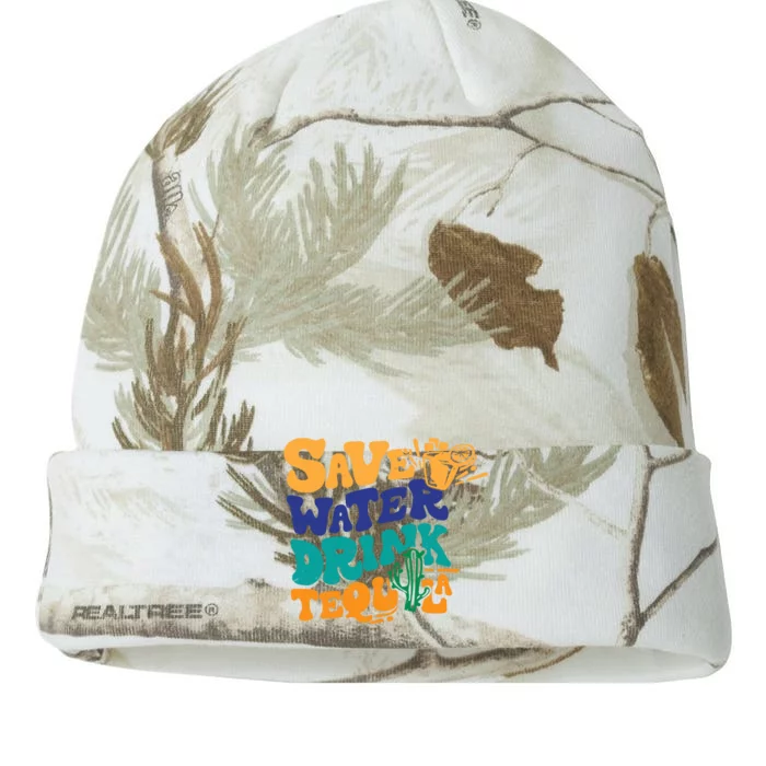 Save Water Drink Tequila Drinker Kati - 12in Camo Beanie