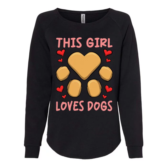 Shirts With Dogs On Them For Girls This  Loves Dogs Womens California Wash Sweatshirt