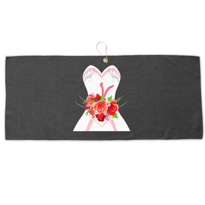 Simple Wedding Dress For Bridal Showers Gift Large Microfiber Waffle Golf Towel