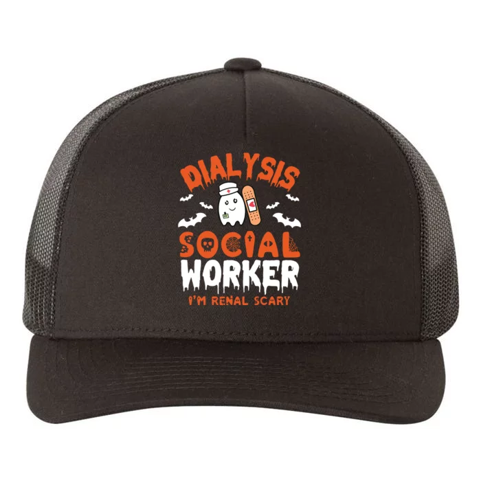 Social Work Dialysis Shirts Halloween Dialysis Social Worker Yupoong Adult 5-Panel Trucker Hat