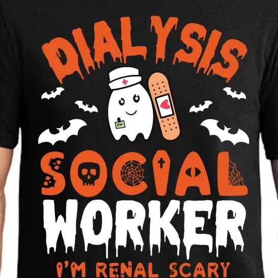 Social Work Dialysis Shirts Halloween Dialysis Social Worker Pajama Set