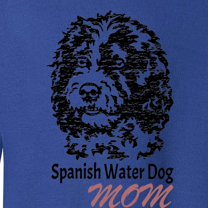 Spanish Water Dog Mom Loves Gift Toddler Sweatshirt