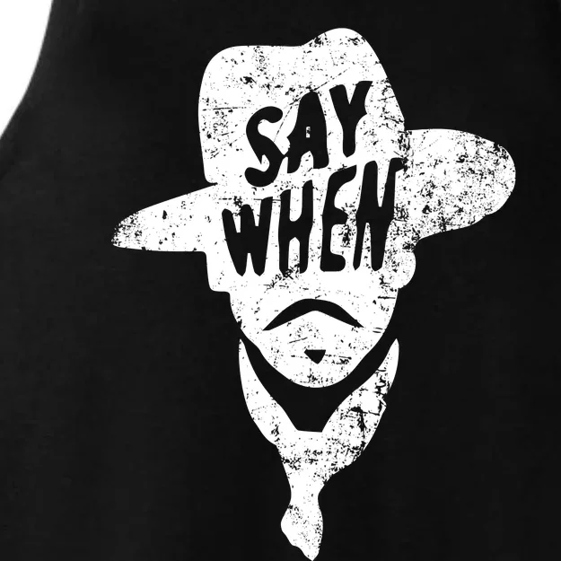 Say When Doc Holiday Ladies Tri-Blend Wicking Tank