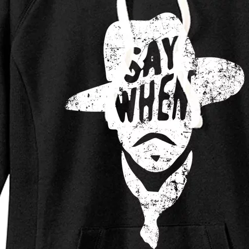 Say When Doc Holiday Women's Fleece Hoodie