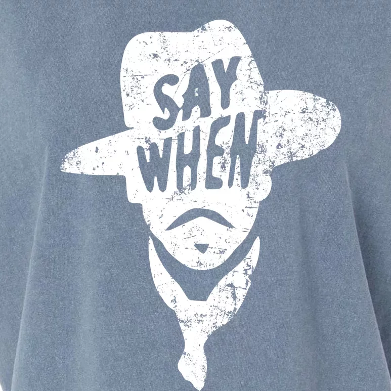 Say When Doc Holiday Garment-Dyed Women's Muscle Tee