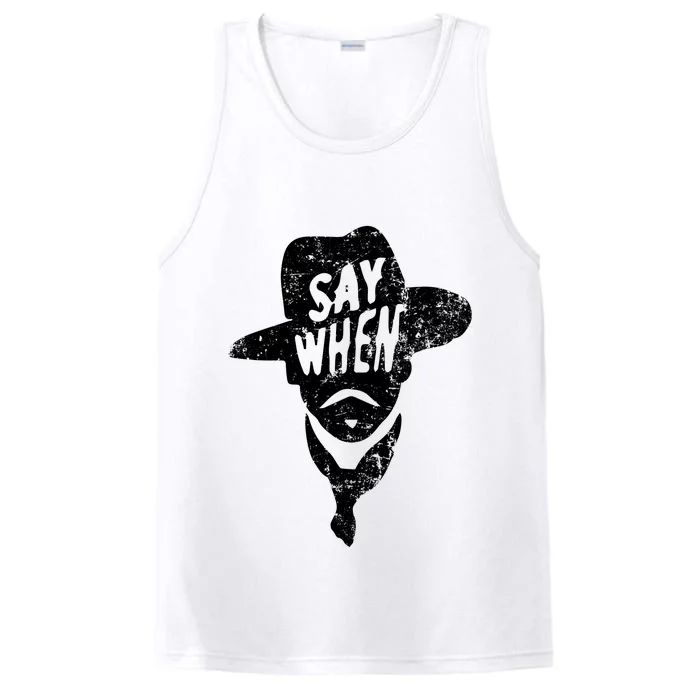 Say When Doc Holiday Performance Tank