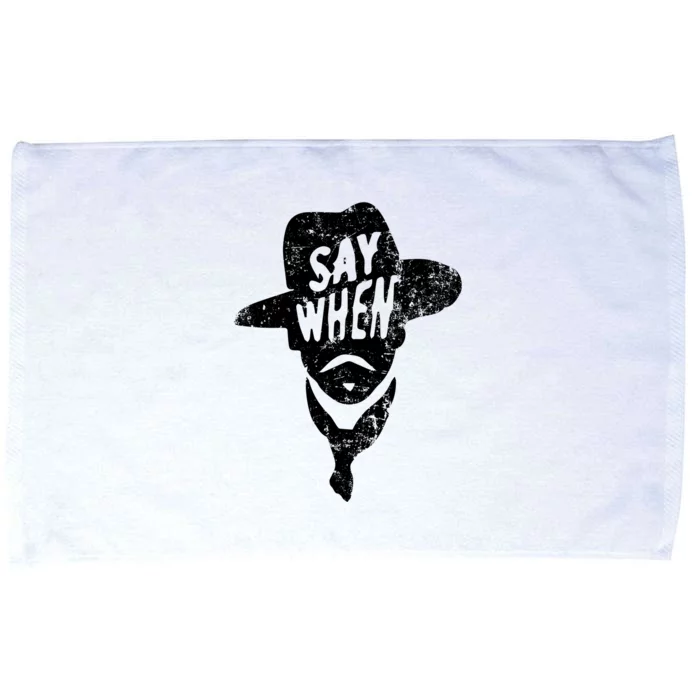 Say When Doc Holiday Microfiber Hand Towel