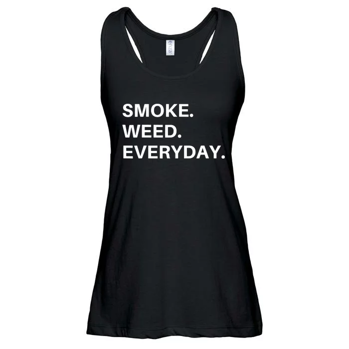 Smoke Weed Everyday For Pot Smokers And Thc Users Ladies Essential Flowy Tank