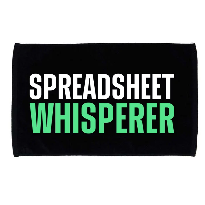 Spreadsheet Whisperer Expert Financial Advisor Gift Microfiber Hand Towel