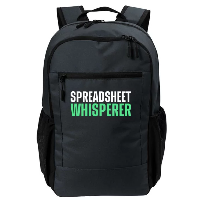 Spreadsheet Whisperer Expert Financial Advisor Gift Daily Commute Backpack