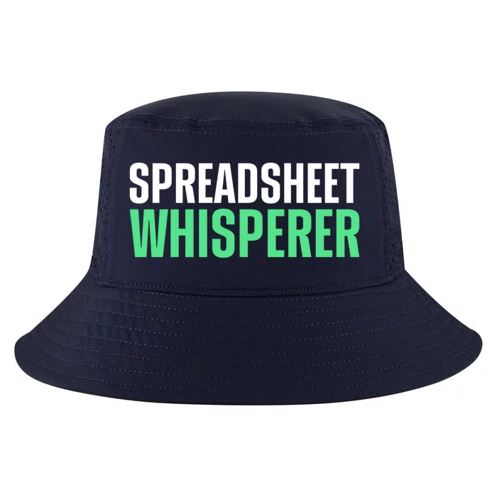 Spreadsheet Whisperer Expert Financial Advisor Gift Cool Comfort Performance Bucket Hat