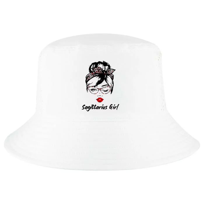 Sagittarius Wink Eye Face Wink Eyes Lady Birthday Gift Cool Comfort Performance Bucket Hat