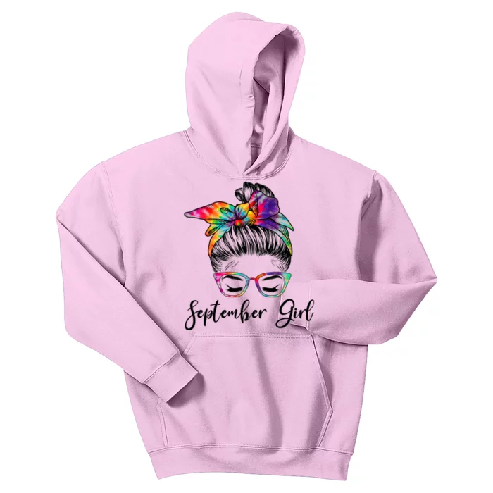 September Wink Eye Face Was Born In September Great Gift Kids Hoodie