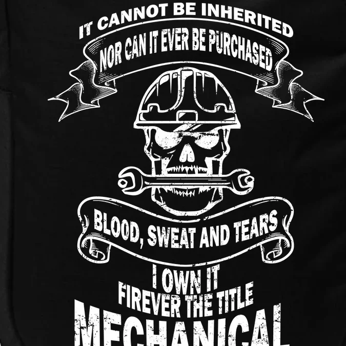 Sweat Blood Tears Mechanical Engineer Impact Tech Backpack