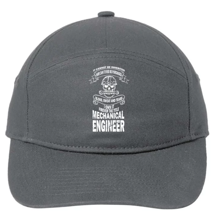 Sweat Blood Tears Mechanical Engineer 7-Panel Snapback Hat