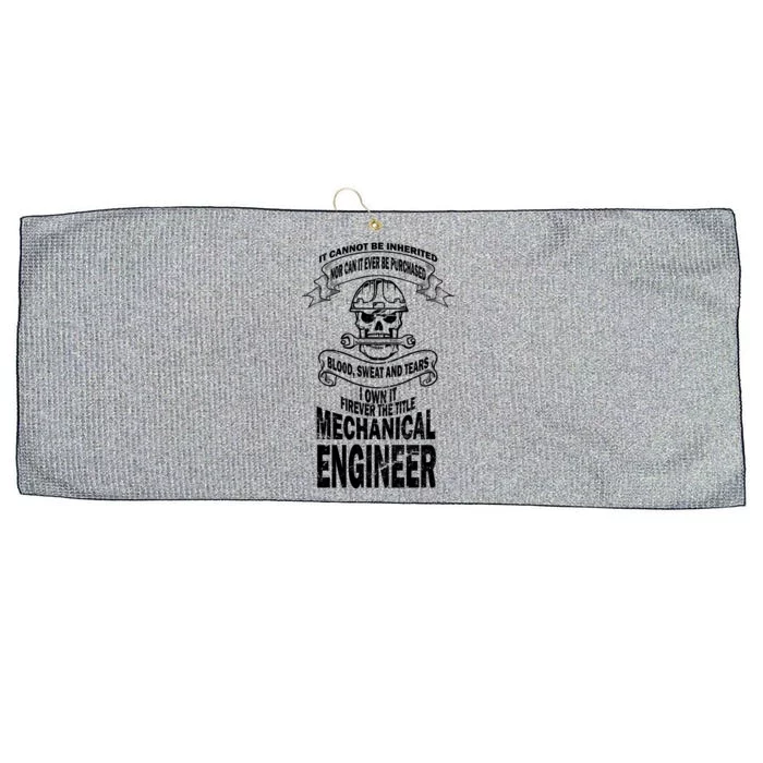 Sweat Blood Tears Mechanical Engineer Large Microfiber Waffle Golf Towel