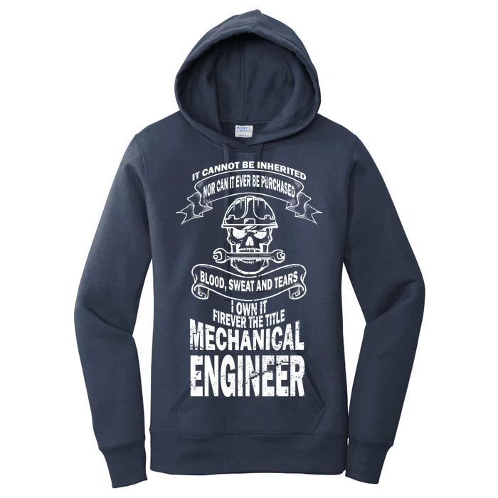 Sweat Blood Tears Mechanical Engineer Women's Pullover Hoodie